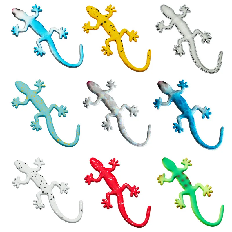 

1 PCS 3D Metal car modification Gecko car Badge Emblem Trunk Sticker for TT S3 S6 S7 S4 S5 A4 A5