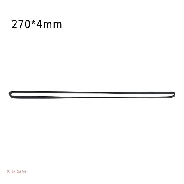4mm Wide Flat Cassette Tape Machine Belt Assorted Common Belt for Recorder Walkman Repeater DVD Rubber Belt 3