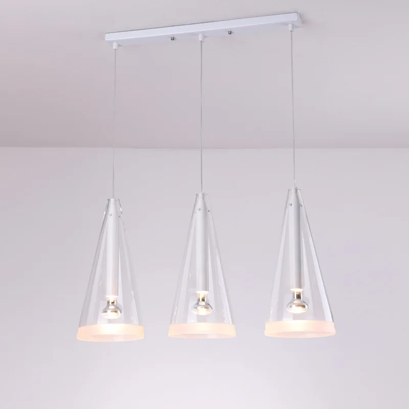 

Подвесные светильники в скандинавском стиле, современные и минималистичные искусственные подвесные светильники для нового ресторана, прямоугольные хрустальные светильники
