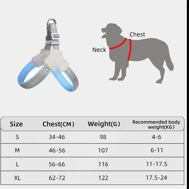No Pull Dog Harness For Small Medium Dogs Cats Reflective Adjustable Chest Strap Puppy French Bulldog Lead Collar Pet Supplies 6