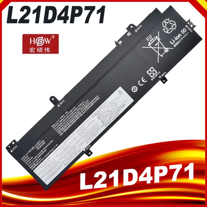 Lenovo Thinkpad T14 Bateria do Portátil Gen 2023 L21d4p71 L21c4p71 L21l4p71 L21l4p71 L21c4p71 Sb10w51967 58.5wh