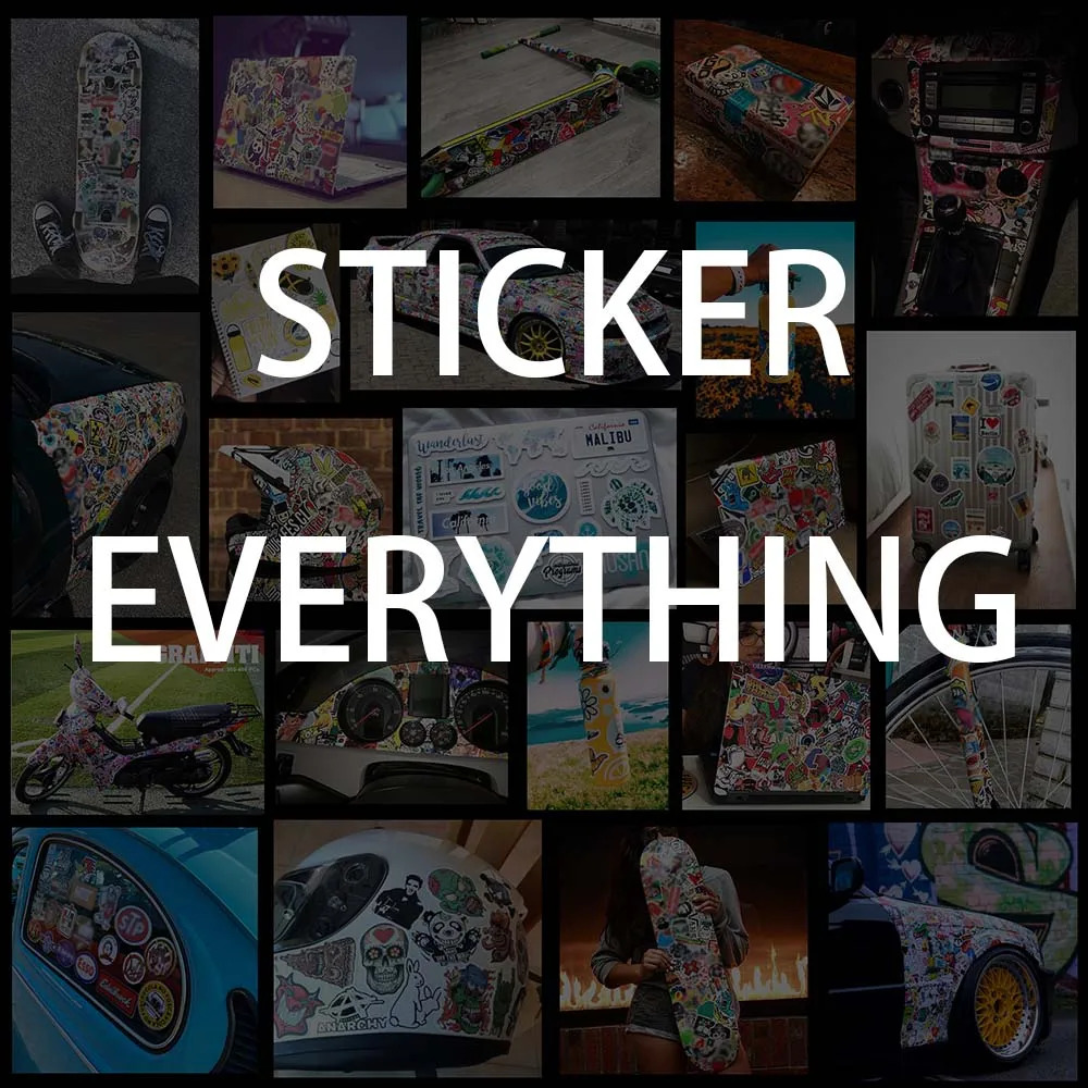 10/20/50/100pcs Cool JDM Stickers Auto Car Modify Motorcycle Scooter Bike Skateboard Laptop Graffiti Vinyl Decals Sticker Bomb