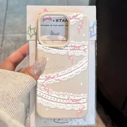 Black Lace Print PU Leather Phone Case Cover for Xiaomi Mi 14T Pro 5G (S23188)