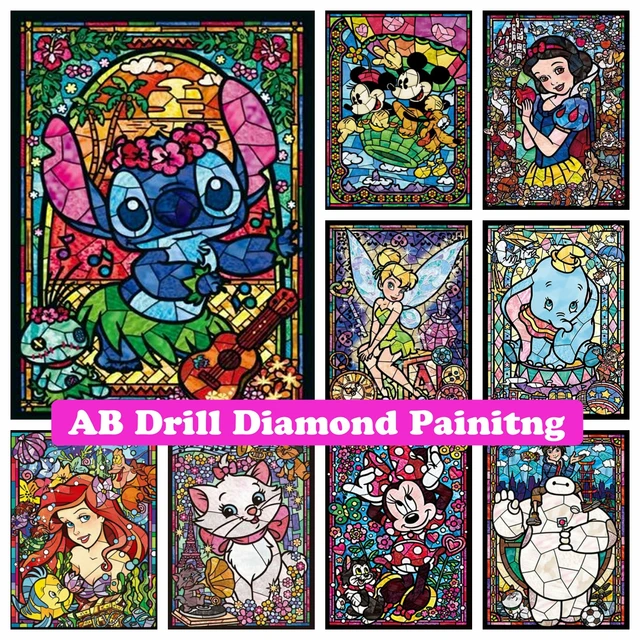 5d Lilo Stitch Diamond Painting  Diamond Painting Stitch Disney - 5d Diy  Diamond - Aliexpress