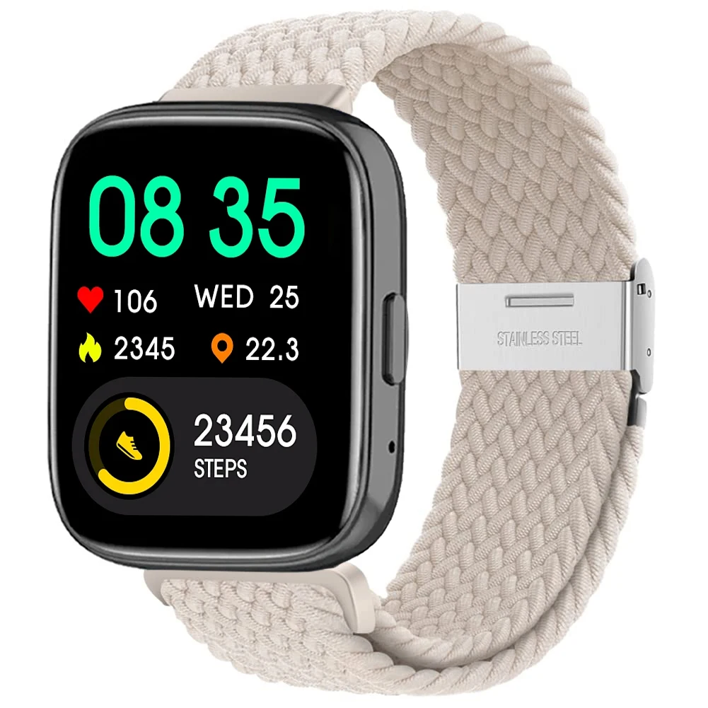 Nylon Braided Solo Loop Elastic Weave Bracelet Wristband Strap