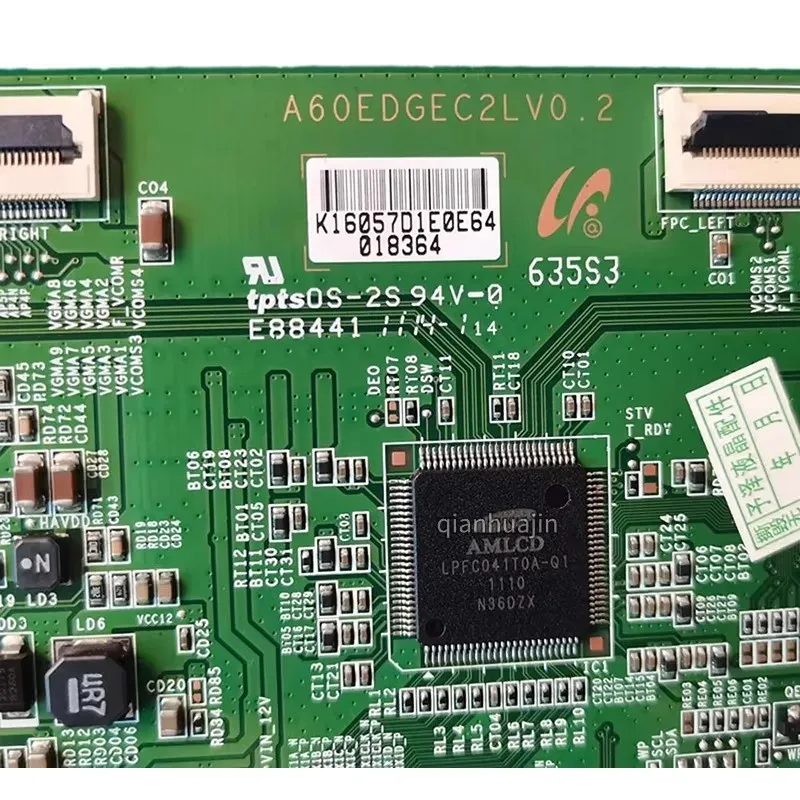 LTA460HM06 컨트롤러 보드가 포함된 100% 오리지널 46EL100CS 로직 보드 A60EDGEC2LV0.2