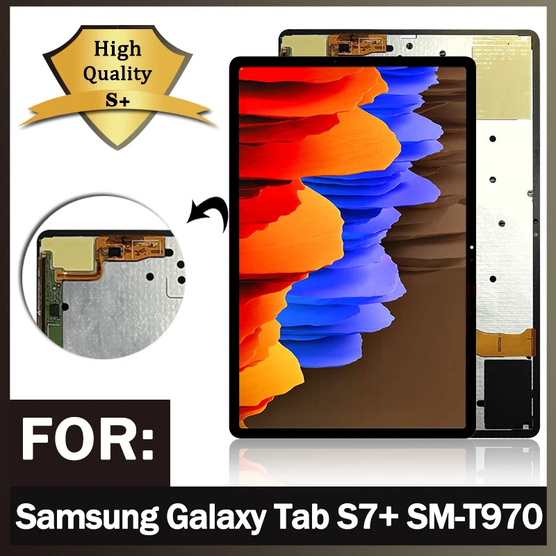 Samsung Galaxy Tab S7 Plus Display Reparatur Original 12.4" S7Plus LCD For Samsung Galaxy Tab S7+ SM-T970 SM-T976B