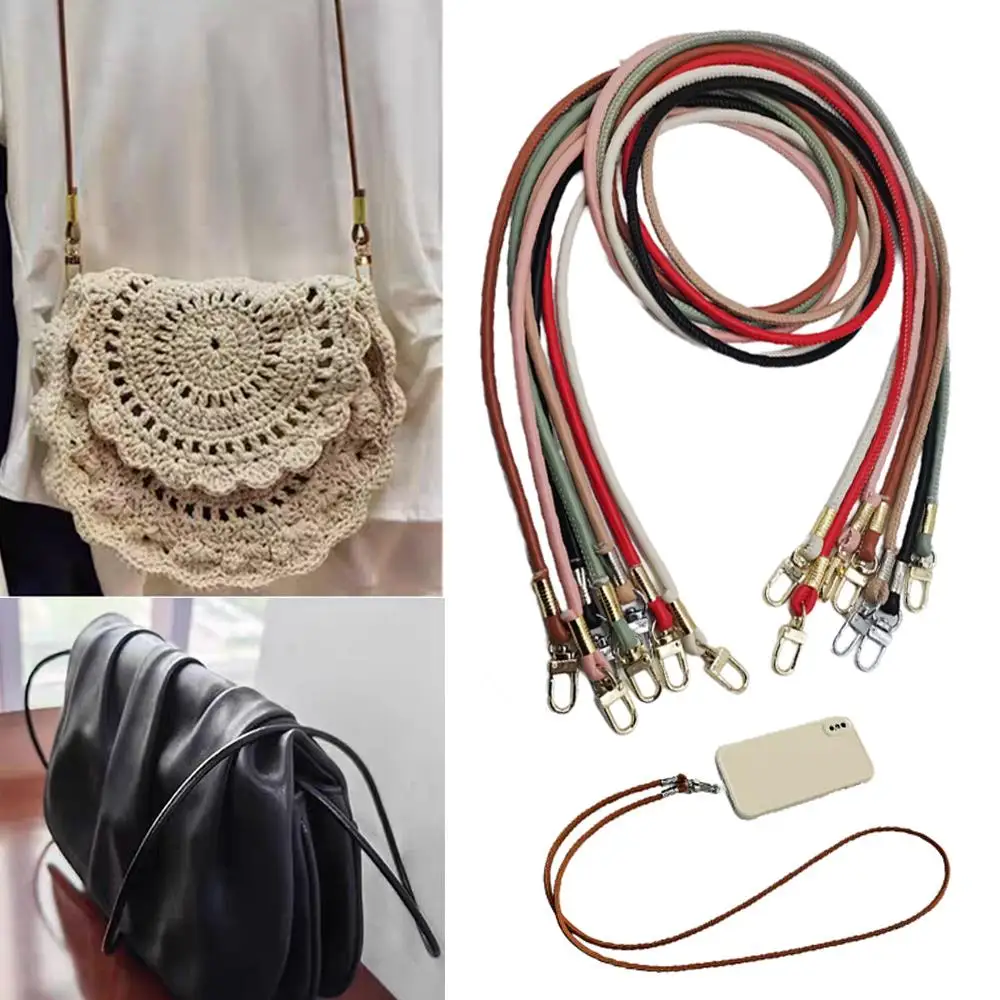 120CM PU Leather Bag Strap Shoulder Bag Strap Crossbody Bag Strap Replacement Strap For Shoulder Bag Mobile Phone Lanyard Handle