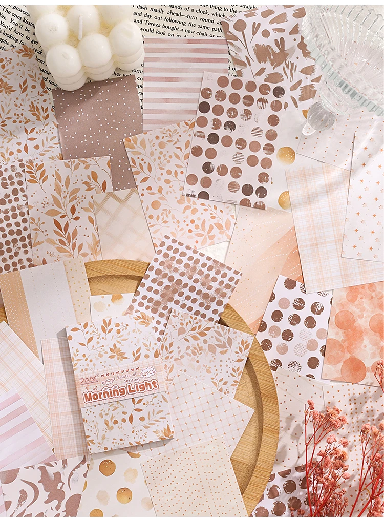 50 stücke Vintage Papier Multi Stil Deco Retro Schreibwaren Schreiben Papier Junk Journal Label Scrapbooking Material Liefert – Detail 4