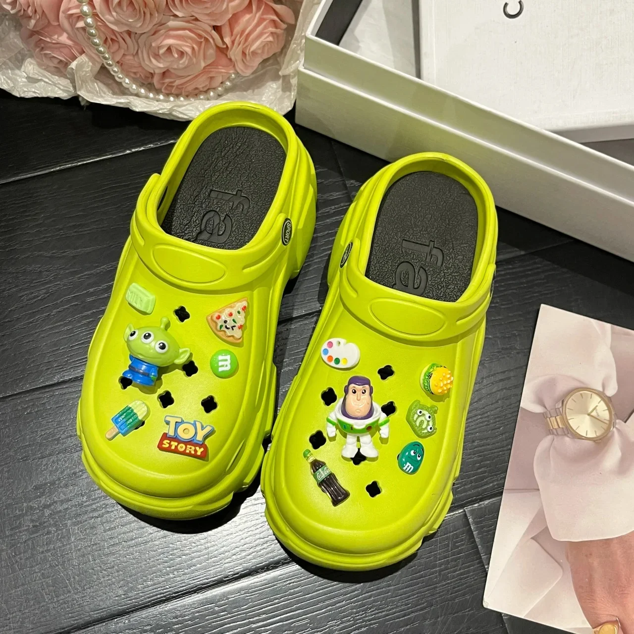 Green + Buzz Lightyear