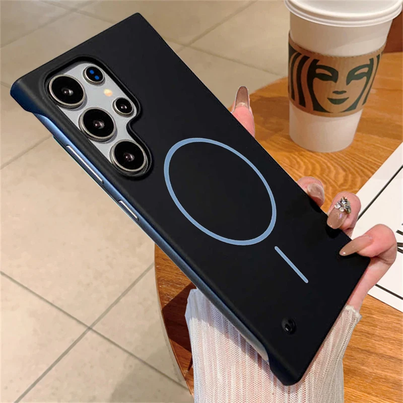 Magnetic Ultra Thin Shockproof Phone Case with Matte Finish