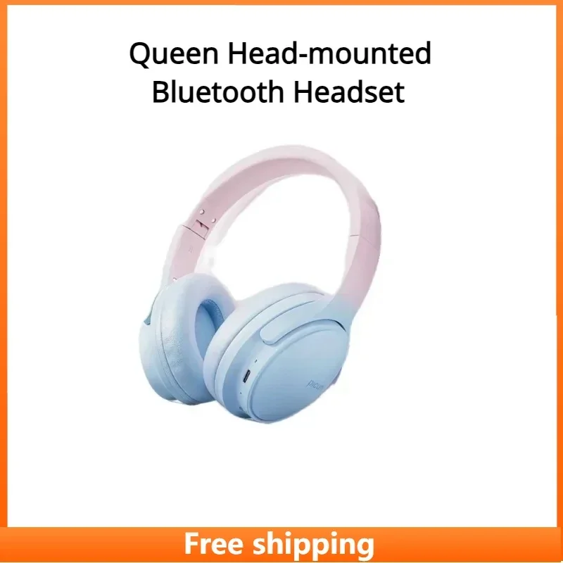 

Queen Head-mounted Bluetooth Headset Heavy Bass Stereo Noise Reduction Sound Isolation E-sports Game with Microphone Headset