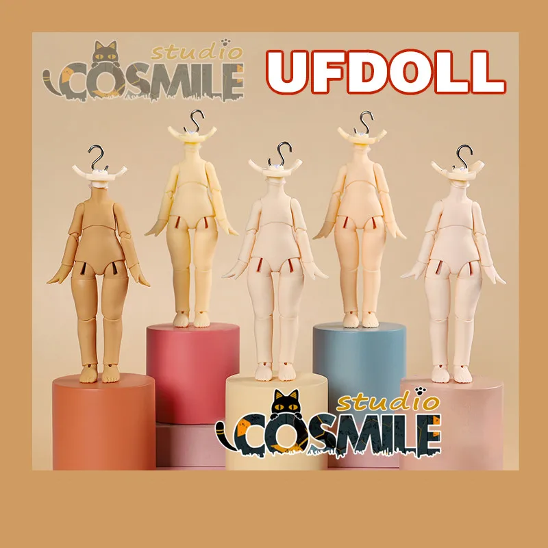 

Official Original UFdoll UF Doll 1/12 BJD Body Fit for OB11 Head Action Figure Doll Toy Cute Dress up Sa