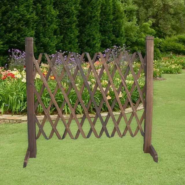 Behúzható Kerti Kerítés 50 Cm -Es High -I Fa Dekoratív Gyep Növény Mászás Trelli Támogat - Image 5