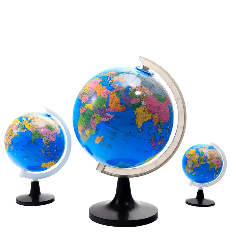 360-degree Globe Rotating Geography Educational Student Decoration Children  Learn Large Globe World Earth Map Teaching Aids - AliExpress
