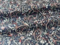 Flower  navy blue