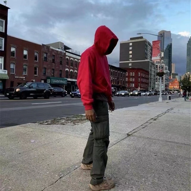 

High Quality Double Layer Season 6 Fashion Hoodie Men 1:1 Solid Kanye West Women Hoodie Plus Velvet Fleece Hooded Ye Sweatshirts