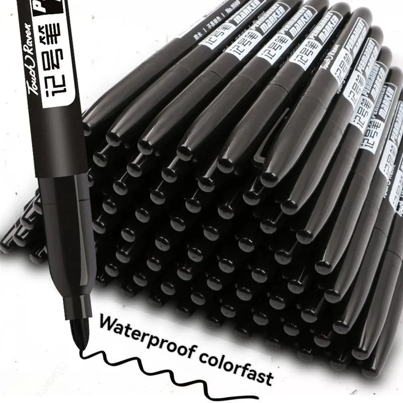 Permanent Marker Pen Manga Drawing Markers Waterproof Ink Sketch Pens Stationery Art School Supplies Black Blue Red
