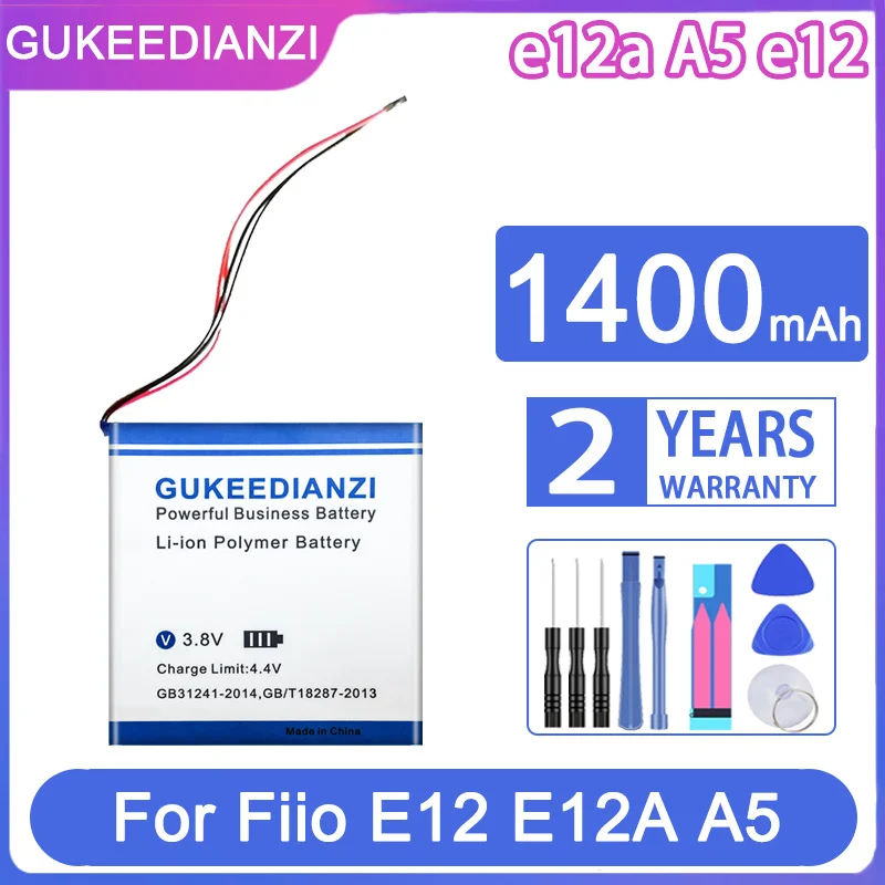 

Сменный аккумулятор GUKEEDIANZI 1400 мАч для проигрывателя Fiio E12 E12A A5