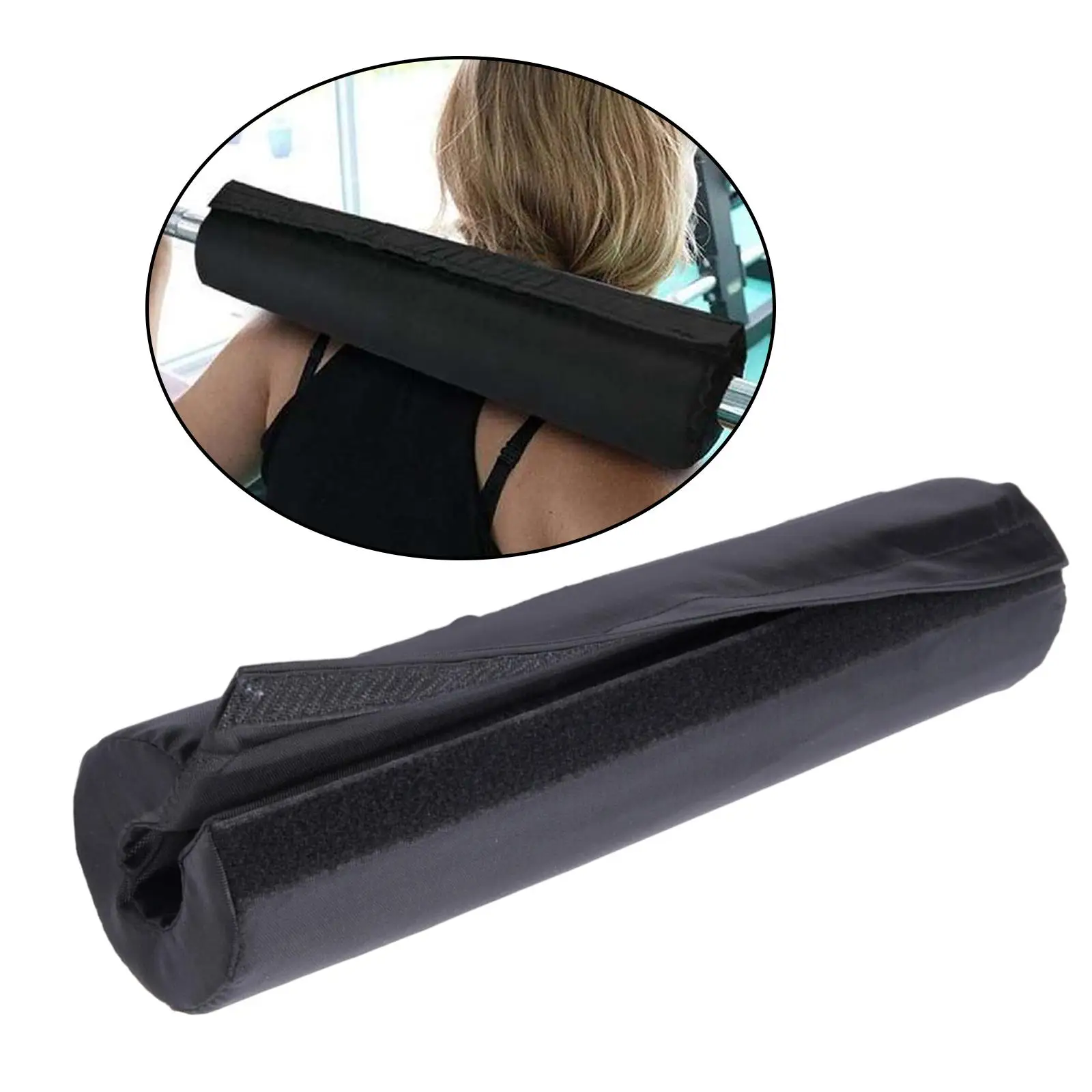 Thick Sponge Squat Pad Fitness Neck Shoulder Support Protective Padding Barbell Foam Nylon Bar Pad for Squats weight lifting accessories gym exercise equipment