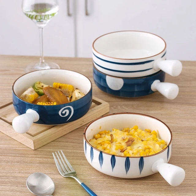 Microwaveable Food Bowl with Handle