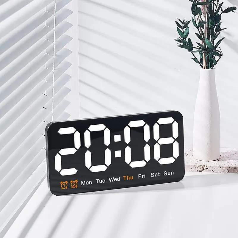 Digital Wall Clock Simple Large Screen Hanging Dual Purpose