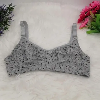 No rims bra A B C cup sexy bras for women comfrotable cotton lingerie Leisure Intimate cotton bra unlined printed sexy girl C32 1