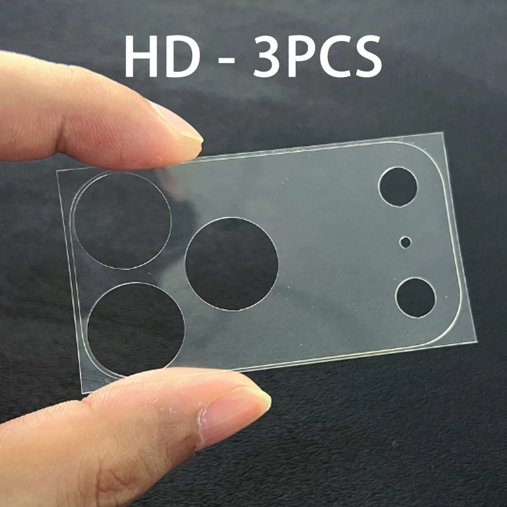 Premium HD/Matte Protective Fiber Base Lens Film - Transparent Fiber Hollow Chassis 3-5 Pack