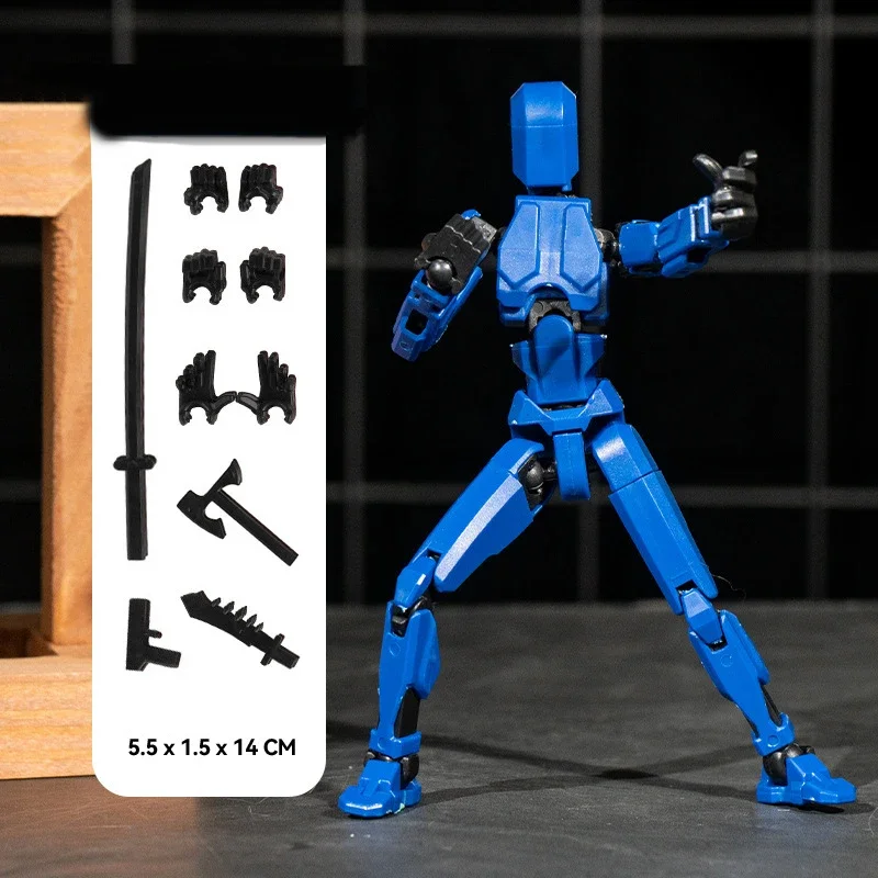 3D Printed Multi-Jointed Movable Action Figure Toy