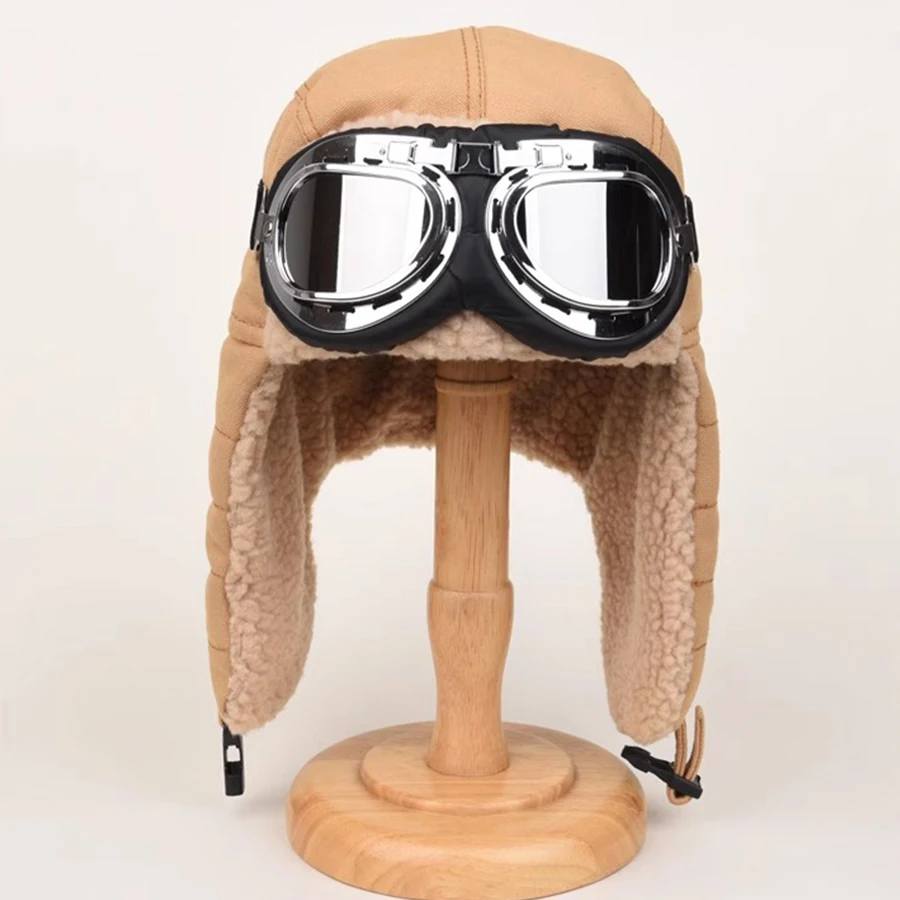 Men Women Thick Warm Bomber Hat for Winter Hat,Earflap Hat