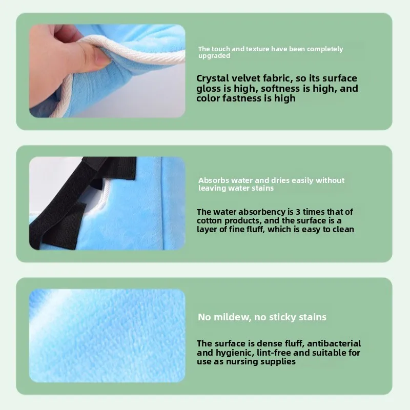 Drop Foot Heel Protector Boot Breathable Pressure Relieving Soft Adjustable Prevent Bedsore Single Boot Heel Pillow Foot Care