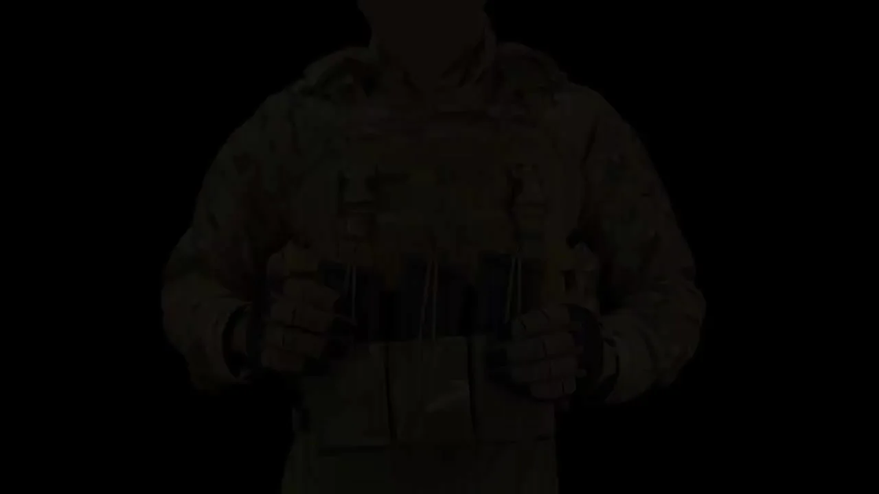 Тактический держатель пластины передний чехол с клапаном 545/762/556 тройной для