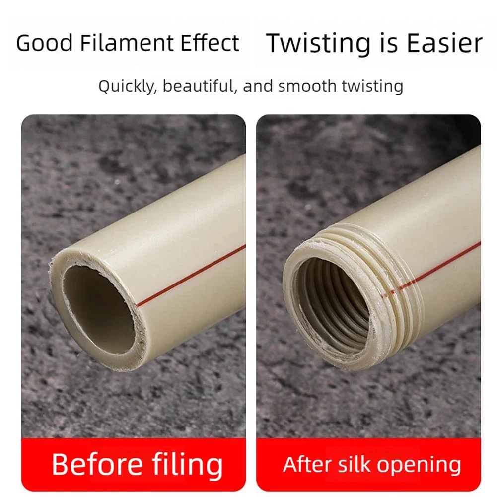 PVC Pipe Thread Cutting Tool Kit for Electric Drill
