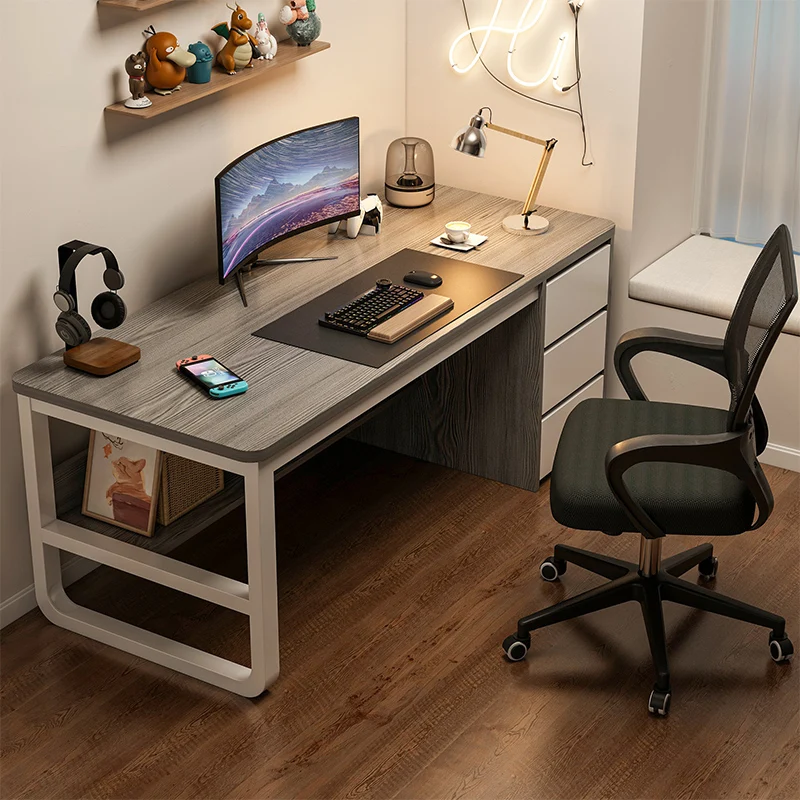 Ergonomic Bedroom Computer Desks Gaming Service Simple Room Desk To Study Writing Computer Desks Scrivania Office Furniture HY