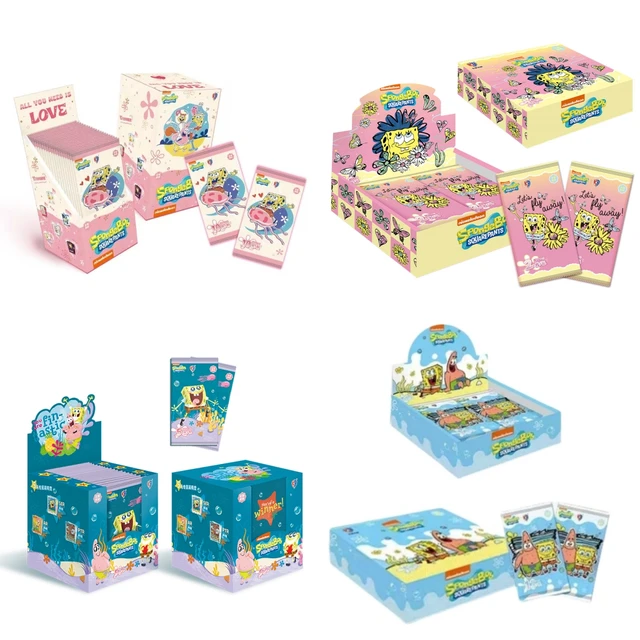 SpongeBob SquarePants Classic Anime Characters Patrick Star Tentacles Original Box Collecting Hobbies Card Children's Gift 1