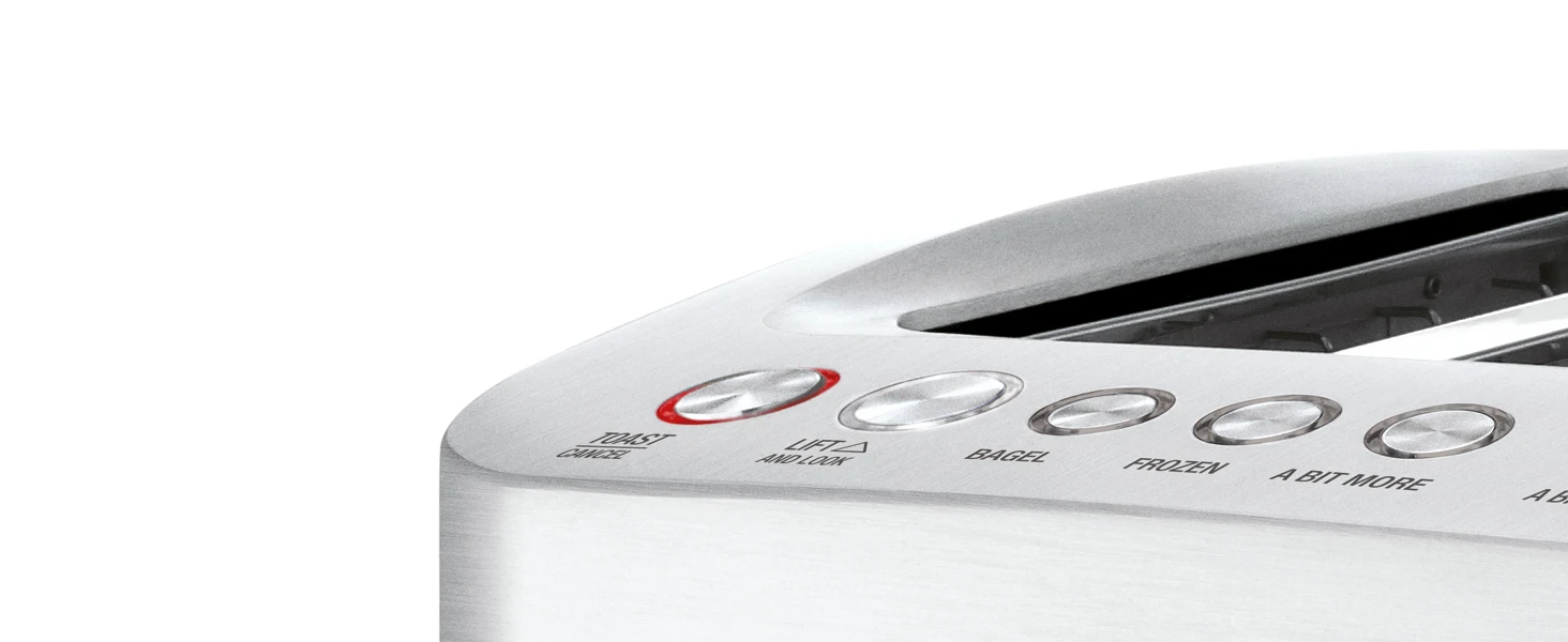 Description Picture 3 of item4-Slice BTA840XL Die-Cast Smart Toaster, Brushed Aluminum