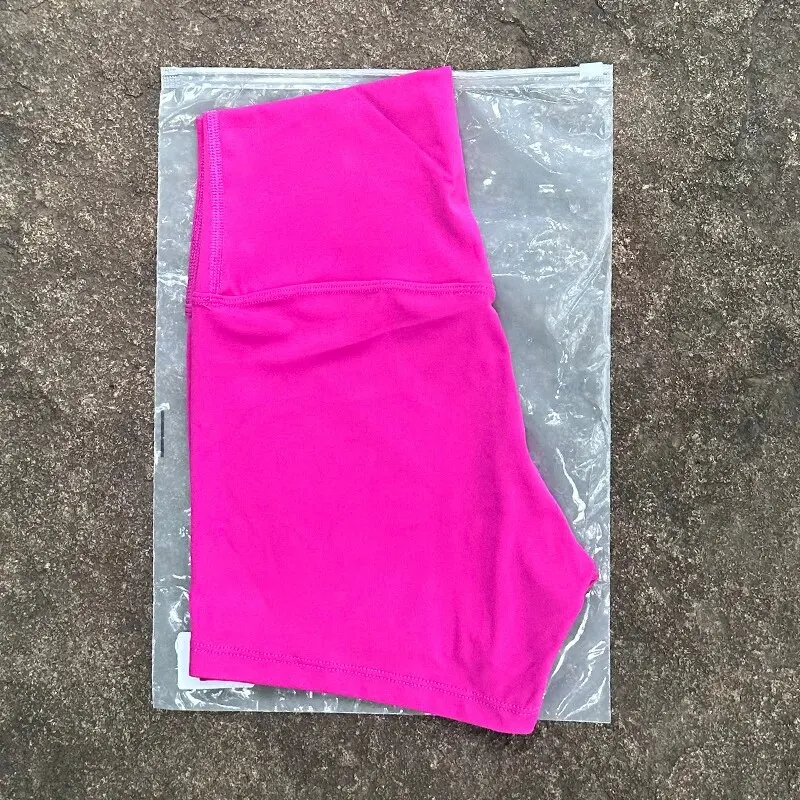 Women's Sexy High Waist Solid Color Yoga Shorts - Soft, Tight, and Perfect