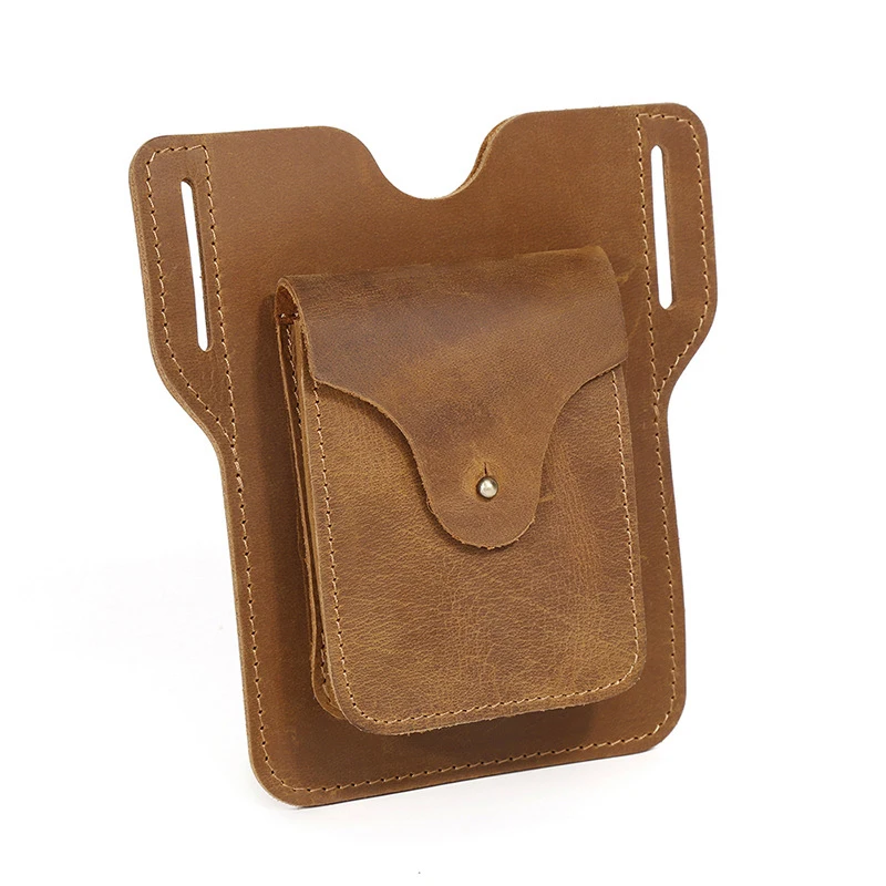Porta Cellulare Pelle Da Cintura Uomo in Cover per Cellulari