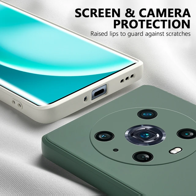 Original Liquid Case for Huawei Mate 50 Pro Soft Color Luxury Shockproof  TPU Silicone Back Cover for Mate50 50E Capa