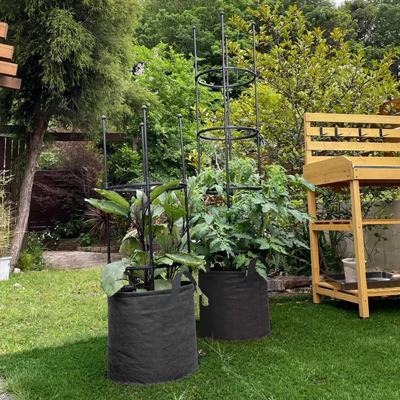 thumbnail image 2 of 1 Gallon Fabric Pots Boovnll 2 Gallon Grow Bags, Thickened Heavy Duty Non-Woven Potato Grow Bags With Handles, Reusable Garden Plant Bags For Garden, Terrace, Farm, Vegetables, Grains, Fruit, Grow Bag 2 2 of 14