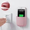 Wall Mounted Storage Box Household Living Room Conditioner Remote Control Bedside Phone Storage Holder Organizer Box Shelf 1