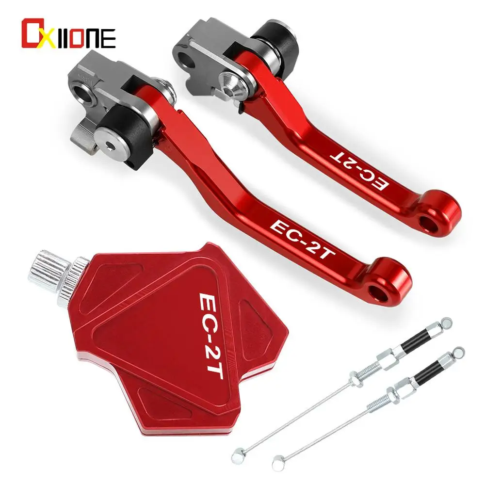 

For GASGAS EC2T EC-2T 2000-2016 2015 Motocross Foldable Pivot Brake Clutch Levers Dirt Bike Stunt Clutch Easy Pull Cable System