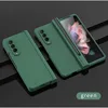 Phone Case For Samsung Galaxy Z Fold 6 5 4 3 5G With Pen Slot Holder For S Pen Hinge Plastic Cover With Front Screen Glass 3