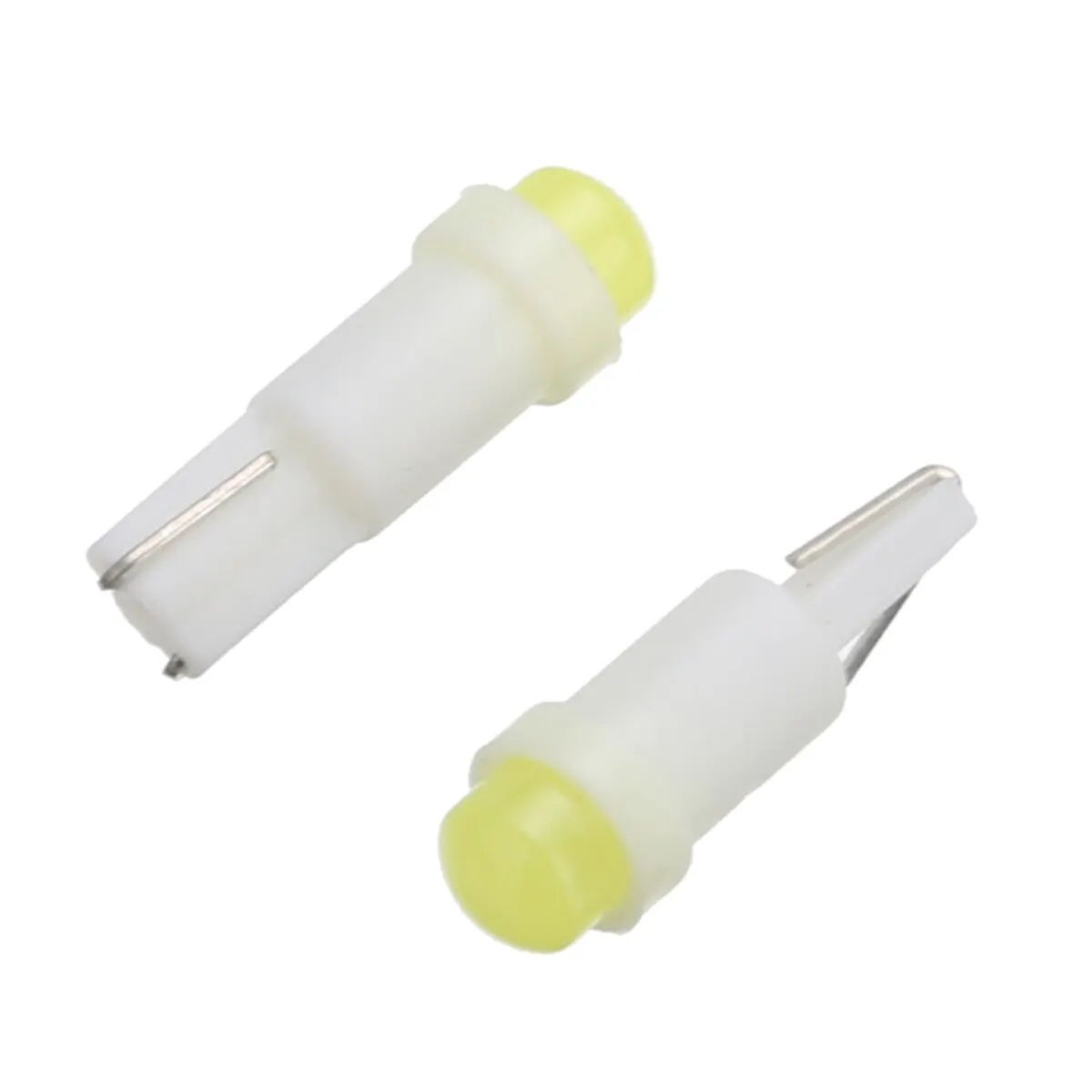 10pcs T5 led SMD 5050 Auto LED Lamp 12V Car Dashboard Instrument Light Bulb White