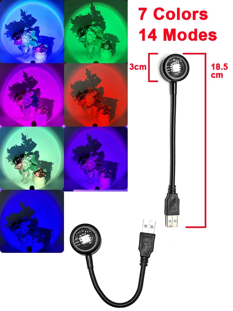 ตัวเลือกสินค้า Rainbow Sunset LED Wall Light