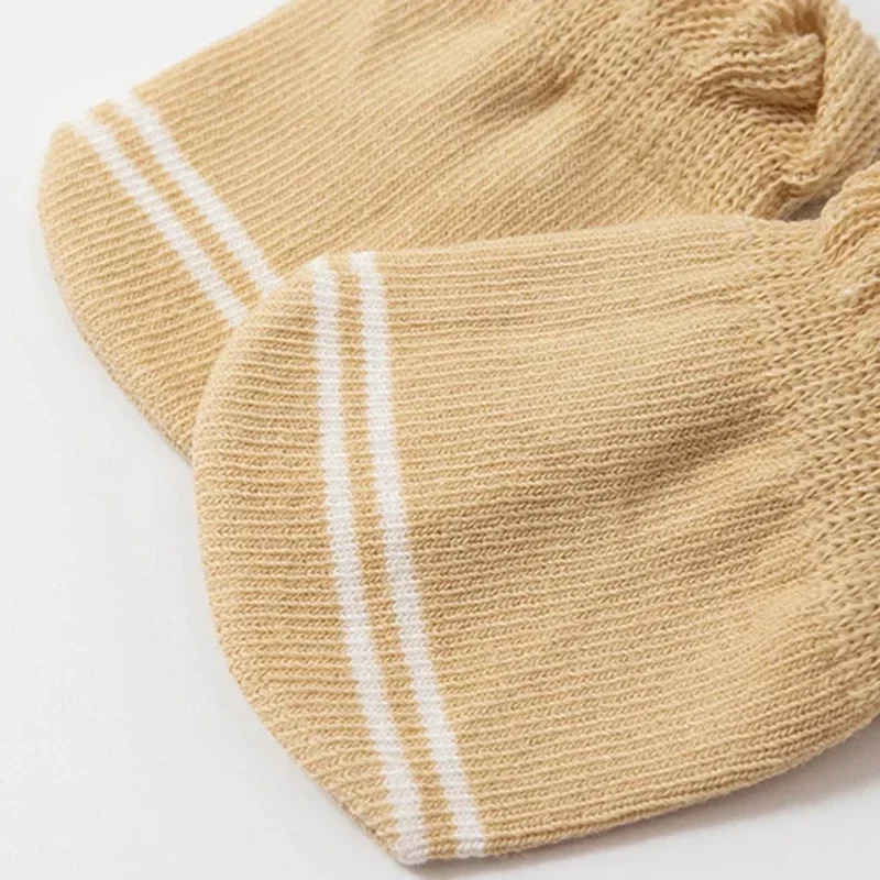 4 Pairs Children Newborn Baby Socks Scratch Resistant Breathable Elasticity Face For Protection Gloves Gift For Fall Winter baby mittens anti scratching gloves