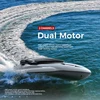 2.4G RC High-speed Speedboat With Storage Bag 10KM/H 4CH Remote Control Boat Dual Motor Outdoor Water Races Game Kids Toys Gift 3