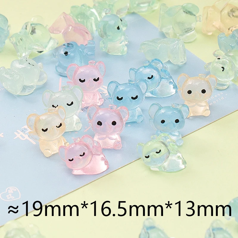 PATIKIL 150 Mini Animali In Resina Fosforescenti | 10 Stili, Anatre, Dinosauri, Funghi, Per Giardino Fatato, Terrario