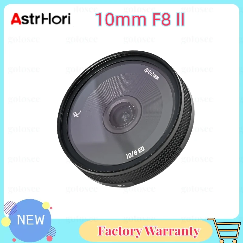 Rockstar Astrhori Aps-C 10Mm F8 Ii Lense Obiettivo Grandangolare Ultra Grandangolare Fisheye Manuale Compatibile Con Supporto E/X/Z/M43/L