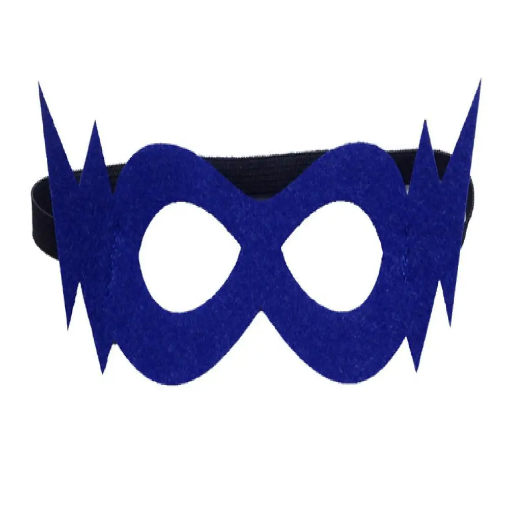 Kids Cosplay Mask Felt Eye Mask Adjustable Party Eyewear Half Mask with Elastic Rope For Birthday anime cosplay props,superhero mask